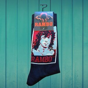Rambo Crew Socks • Official Studio Canal • Retro Action Movie • Unisex 7‑12